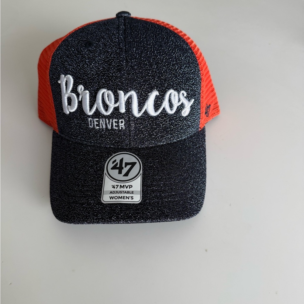 47 Brand Broncos Women's Hat - Black and Orange